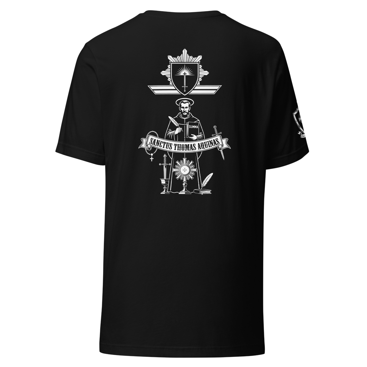 Sanctus Thomas Aquinas T-shirt, back